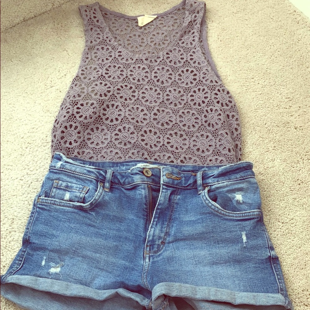 URBAN OUTFITTERS CROCHET TANK
